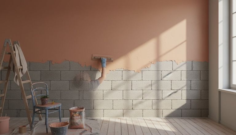 Enduit sur mur en parpaing : ce que la loi impose vraiment