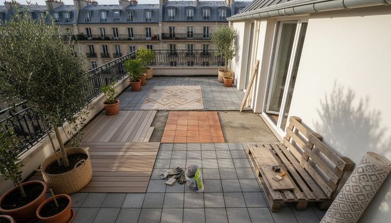 Meilleur revêtement terrasse extérieure : comparatif 2026